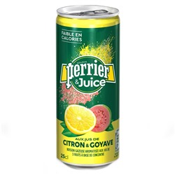 Газированный напиток Perrier & Juice со вкусом лимона и гуавы, 250 мл