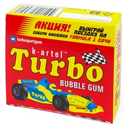 Жевательная резинка Turbo, 4,5 г (10 шт)