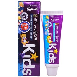 [MUKUNGHWA КОРЕЯ] Зубная паста для ДЕТЕЙ с 2 лет ВИНОГРАДНЫЙ ВКУС Kizcare Kids, 75гр
