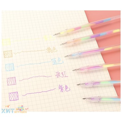 Ручка гелевая многоцветная  NICE в ассортименте D01/YM387531, D01/YM387531, D01/YM387531-8, D01/YM387531-36