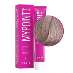 TEFIA Mypoint 9.17 Перманентная крем-краска для волос / Очень светлый блондин пепельно-фиолетовый, 60 мл