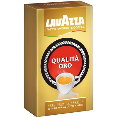 LAVAZZA. ORO (молотый) 250 гр. мягкая упаковка