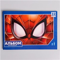 Альбом для рисования А5, 32 л., "Супергерой", Человек-паук