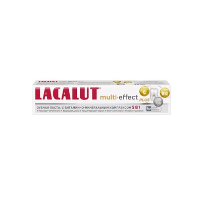 Lacalut multi-effect, зубная паста, 75 мл