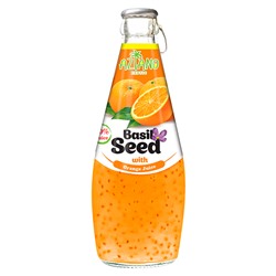 Напиток Aziano нектар апельсина с семенами базилика, 290 мл