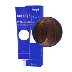 Concept Profy Touch 7.75 Профессиональный крем-краситель для волос, светло-каштановый, 100 мл
