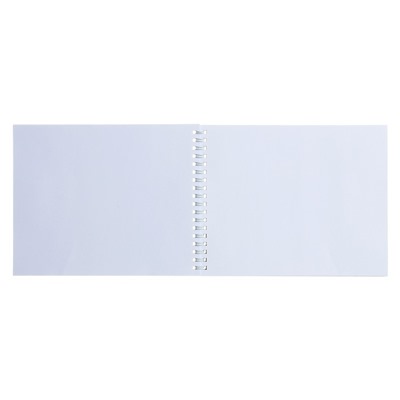 Блокнот для зарисовок 160 х 200 мм, 40 листов на гребне по короткой стороне "Лошади", обложка мелованный картон, твёрдая подложка, блок 100 г/м²