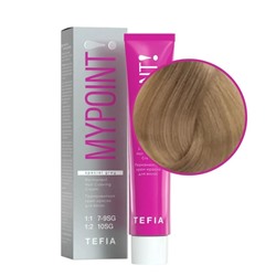TEFIA Special Grey 10.370 Перманентная крем-краска для седых волос / Экстра светлый блондин золотисто-фиолетовый, 60 мл