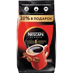 Nescafe. Classic с молотым 900 гр. мягкая упаковка