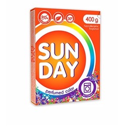 Сонца Sunday Стиральный порошок автомат для цветного белья Perfumed 400 г