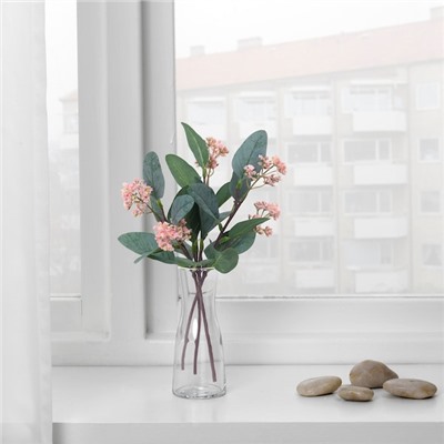SMYCKA СМИККА, Цветок искусственный, эвкалипт/розовый, 30 см