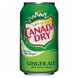 Газированный напиток Canada Dry Ginger Ale - имбирный эль, 330 мл