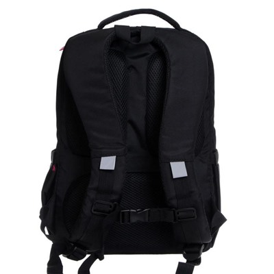 Рюкзак школьный, Grizzly RG-166, 39x26x17 см, эргономичная спинка, отделение для ноутбука, «Яблоко»
