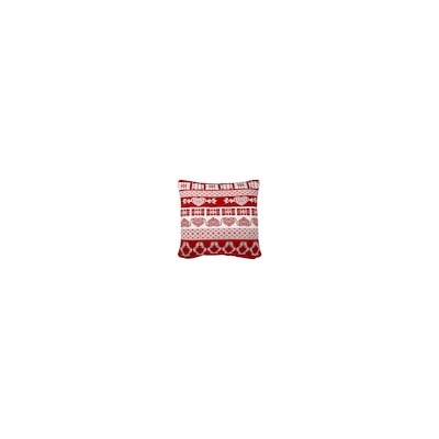 STENKRASSE СТЕНКРАССЕ, Чехол на подушку, красный/белый, 50x50 см