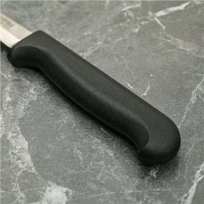 Нож кухонный «Элегант», для овощей, лезвие 11 см, с пластиковой ручкой, цвет чёрный