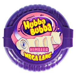 Жевательная резинка Wrigley's Hubba Bubba Mega Long со вкусом малины, 56 г