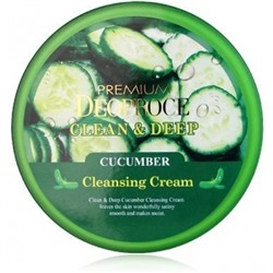 [DEOPROCE] Крем для лица очищающий ЭКСТРАКТ ОГУРЦА Premium Clean & Deep Cucumber Cleansing Cream, 300 г