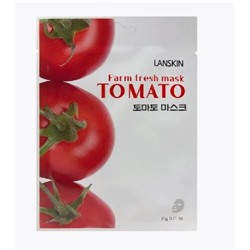 [LANSKIN] Маска для лица тканевая ТОМАТ Farm Fresh Mask Tomato, 21 гр