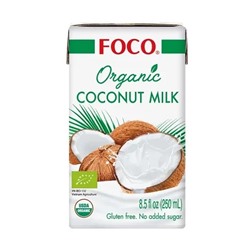 Молоко кокосовое FOCCO ORGANIC 250 мл