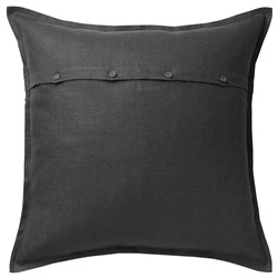 AINA АЙНА, Чехол на подушку, темно-серый, 65x65 см