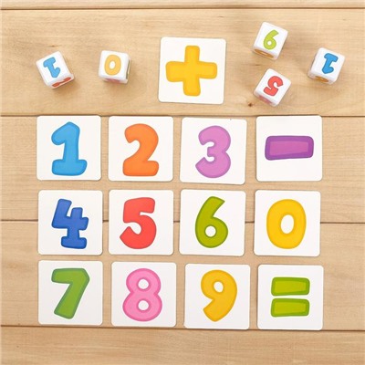 Развивающий набор «Кубики с цифрами»