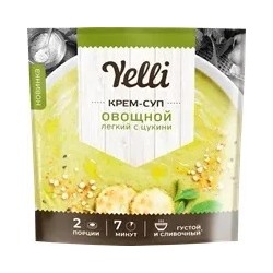 Крем-суп овощной легкий с цукини Yelli!