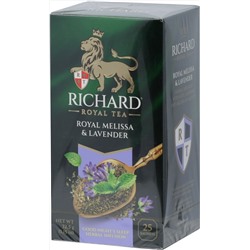 Richard. Herbal Collection. Мелисса и Лаванда карт.упаковка, 25 пак.