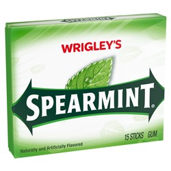 Жевательная резинка Wrigley's Spearmint (15 пластинок)