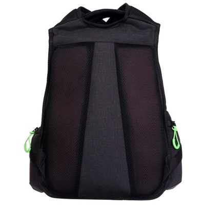 Рюкзак молодёжный, Luris «Тод», 42 х 30 х 16 см, эргономичная спинка, чёрный