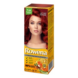 Acme cosmetics Rowena Крем-краска для волос тон 7.66 Насыщенный красный