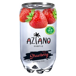 Газированный напиток Aziano со вкусом клубники, 350 мл