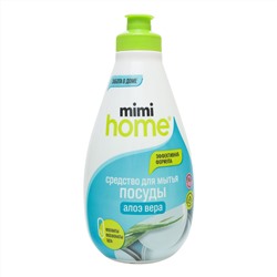 Mimi Home Средство для мытья посуды Алое вера, 370 мл