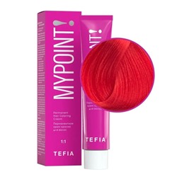 TEFIA Mypoint 8.5 Перманентная крем-краска для волос / Светлый блондин красный,  60 мл