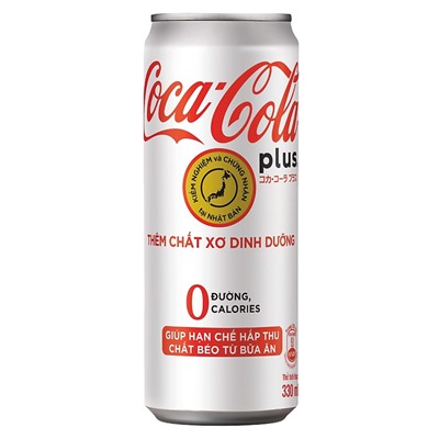 Газированный напиток Coca-Cola Plus, 330 мл