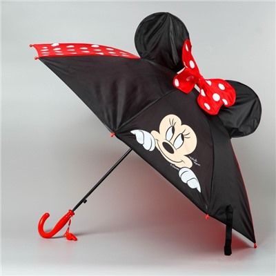 Зонт детский с ушами «Красотка», Минни Маус Ø 70 см