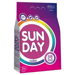 Сонца Sunday Стиральный порошок для цветного Автомат 3 кг