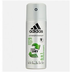 Дезодорант спрей Adidas 6 в 1 Adidas Cool&Dry Антиперспирант 150мл