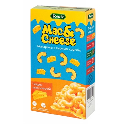 Макароны сырным соусом Чеддер Mac and Cheese