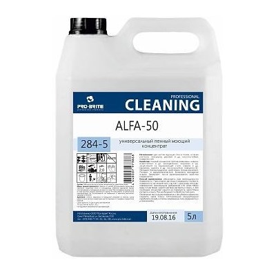 ALFA-50, 5 л, пенный моющий концентрат