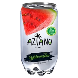 Газированный напиток Aziano со вкусом арбуза, 350 мл