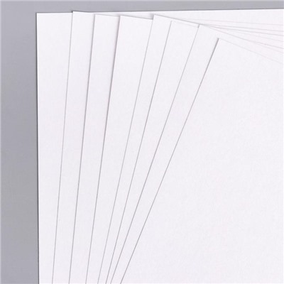 Картон белый, А4, 8 листов, немелованный, односторонний, в папке, 220, г/м², Холодное сердце