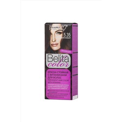 Белита-М Belita Color Стойкая краска с витаминами для волос тон №05.35 Коричневый