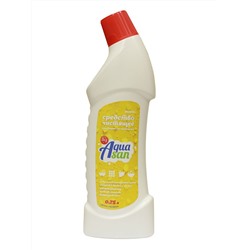 Aquasun 5 в 1 Средство чистящее санитарно-гигиеническое для удаления ржавчины "Лимон" 750мл