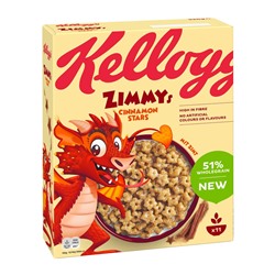 Сухой завтрак Kellogg's Zimmy's Cinnamon Stars - звёздочки со вкусом корицы, 330 г