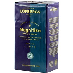 Lofbergs Lila. Magnifika молотый 500 гр. мягкая упаковка