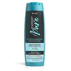 Витэкс Expert Pure Мицеллярный fresh-шампунь для волос и кожи головы Суперочищение и увлажнение 400мл