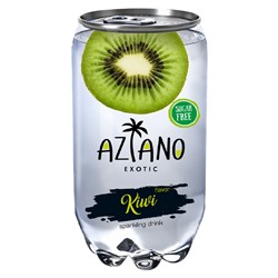 Газированный напиток Aziano со вкусом киви, 350 мл