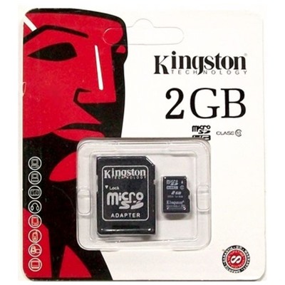 Микро-флэшкарта MicroSD Kingston Class 10 2GB