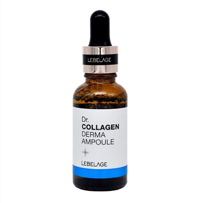 Lebelage Увлажняющая сыворотка с коллагеном / Dr. Collagen Derma Ampoule, 30 мл