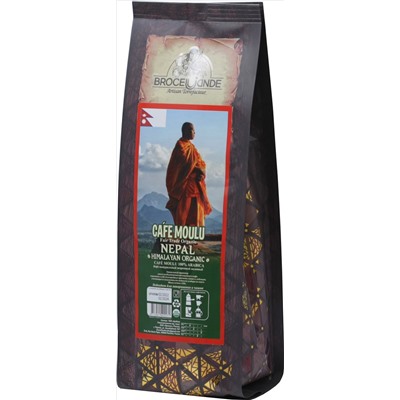 CAFE DE BROCELIANDE. Nepal (молотый) 250 гр. мягкая упаковка